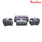 Garten-Aufenthaltsraum FurnitureRattan-Sofa im Freien, moderne Möbel-im Freien UVschutz