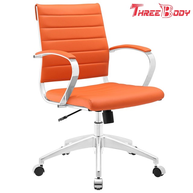 Bequemer moderner Hauptmöbel-Aluminiumrahmen-orange mittlerer hinterer leitende Stellungs-Stuhl