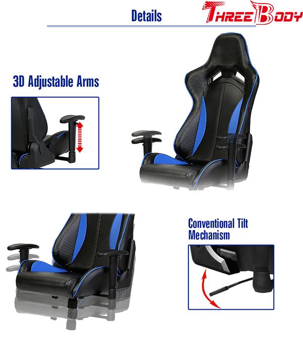 Bequemer Hoch-Rückseiten-Spiel-Stuhl-Mensch - orientiertes ergonomisches entworfen