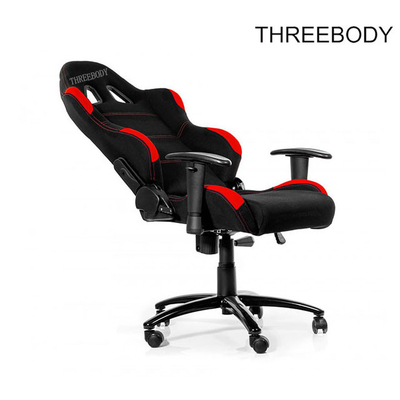Big Loading Capacity Race Car Gaming Chair , Red And Black Computer Chair