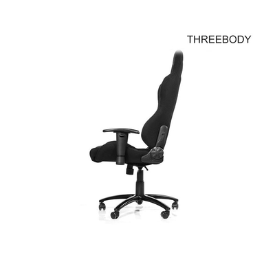 Breathable  High Back Leather Gaming Chair Black And Purple Adjustable Armrests